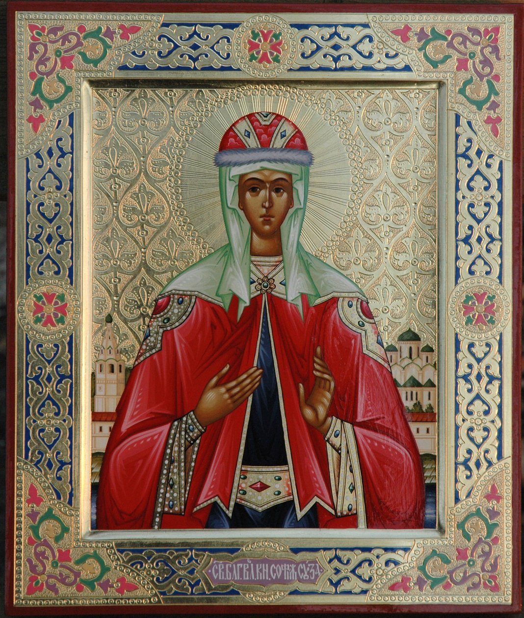 Ærværdige Sofia af Suzdal af Anonymous Russian icon painter