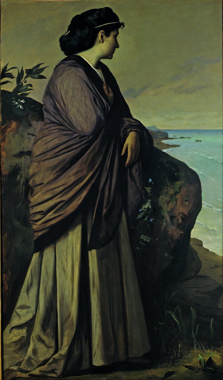 På kysten (Modern Iphigenia) af Anselm Feuerbach