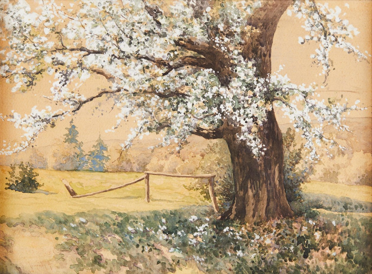 Antal Neogrády Blomstrende træ af Antal Neogrady