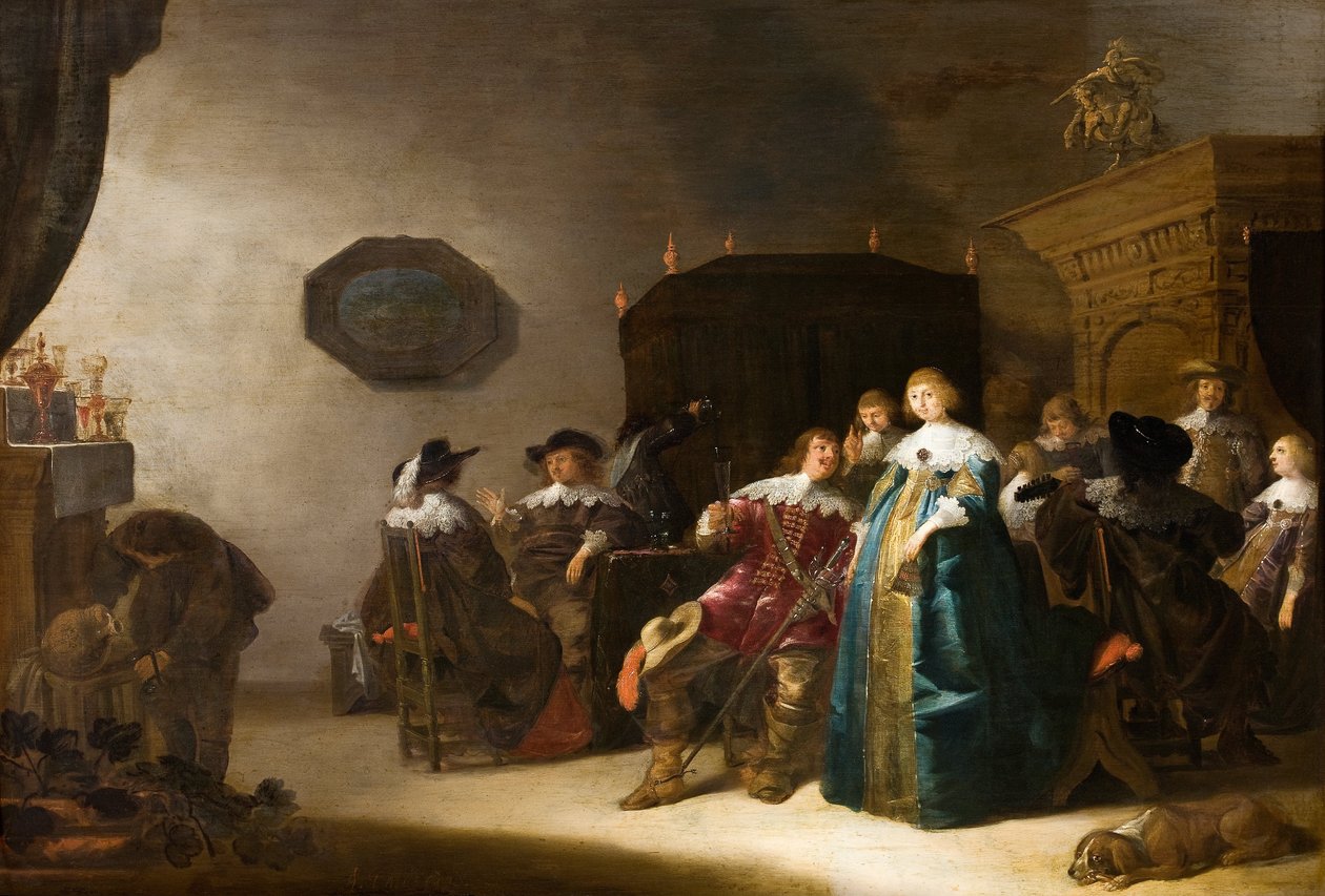 Et lyst selskab af Anthonie Palamedesz