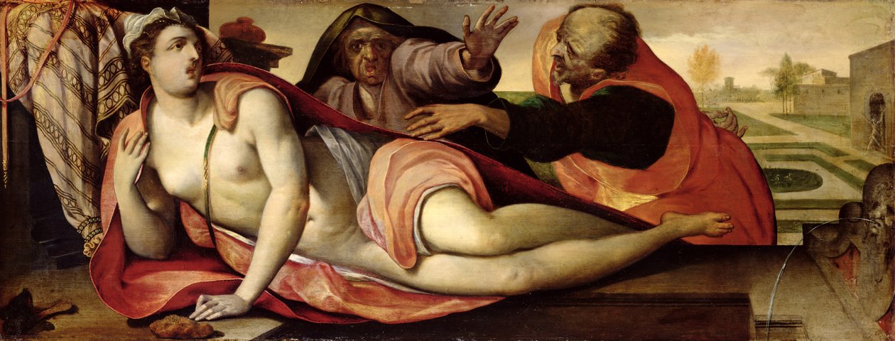 Susannah og de to ældste, af Anthonie Blocklandt