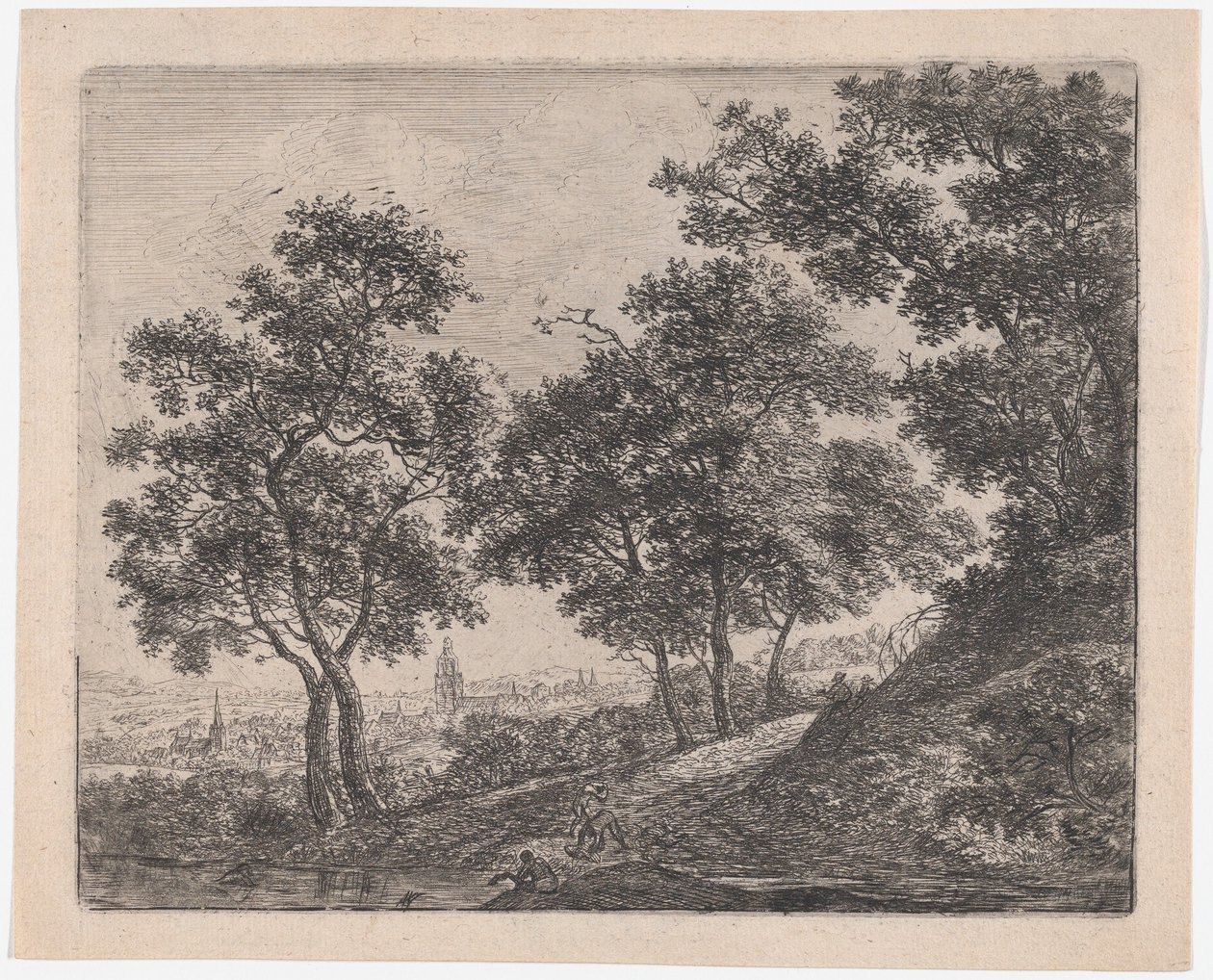 Badegæster, 1600-tallet. af Anthonie Waterloo