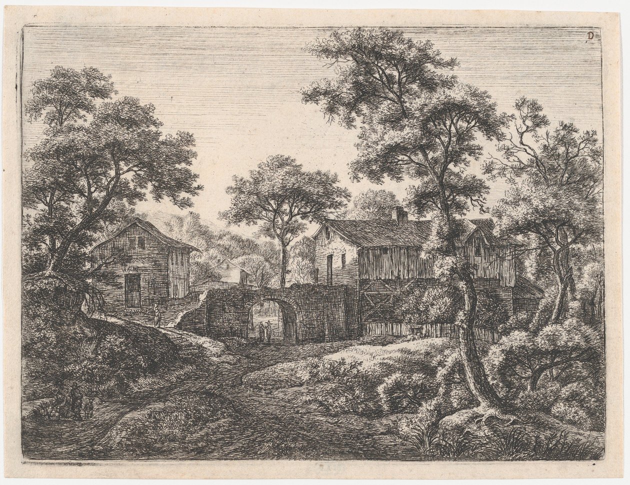 Porten, 1600-tallet. af Anthonie Waterloo