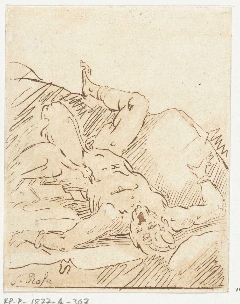 Prometheus lænket af Anthonie van den Bos