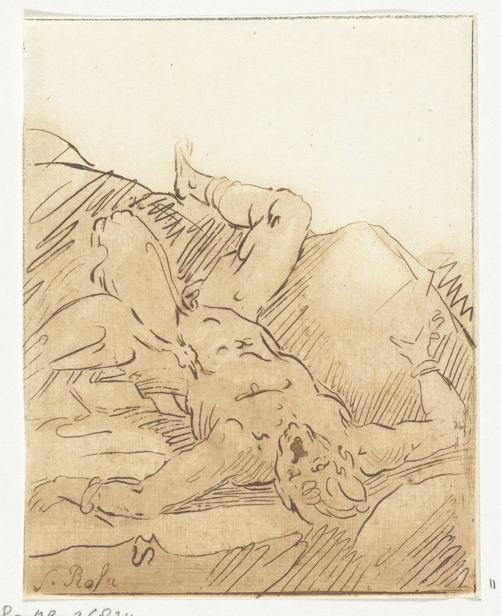 Prometheus lænket af Anthonie van den Bos