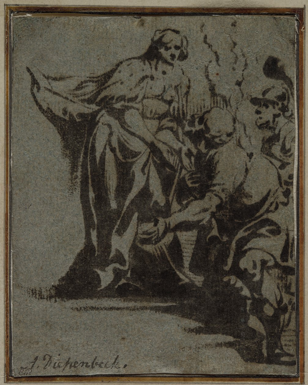 En scene fra klassisk mytologi, 1600-tallet. af Anthonis Sallaert