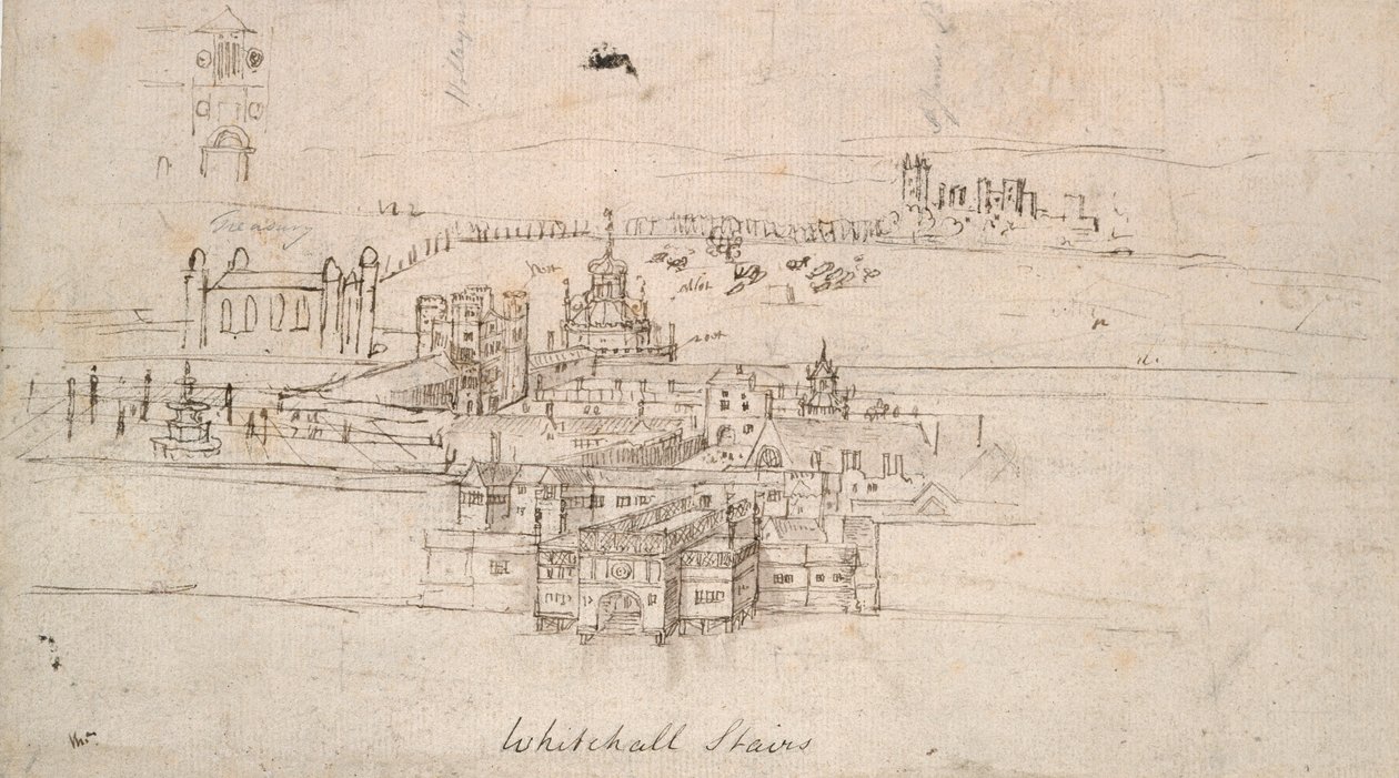 Tower of London, c1550-1560 af Anthonis van den Wyngaerde