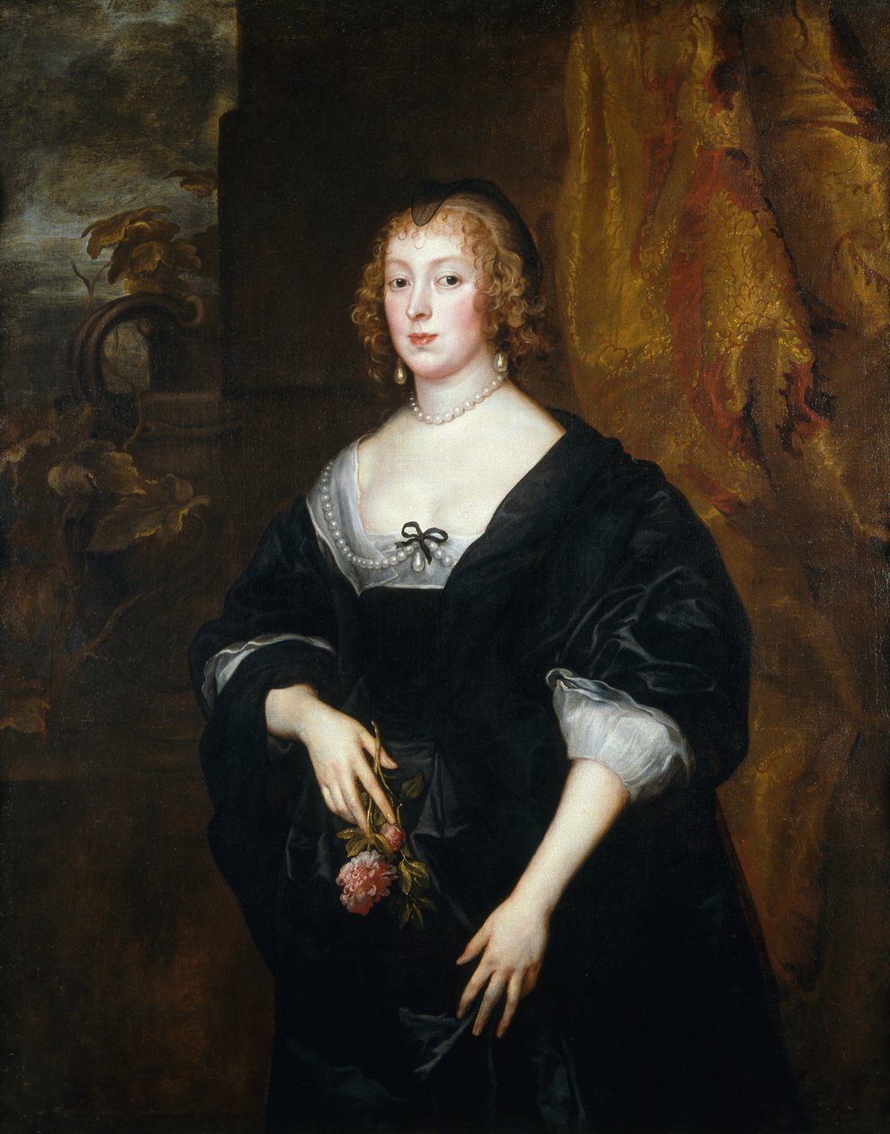 Lady Dacre af Anthony van Dyck