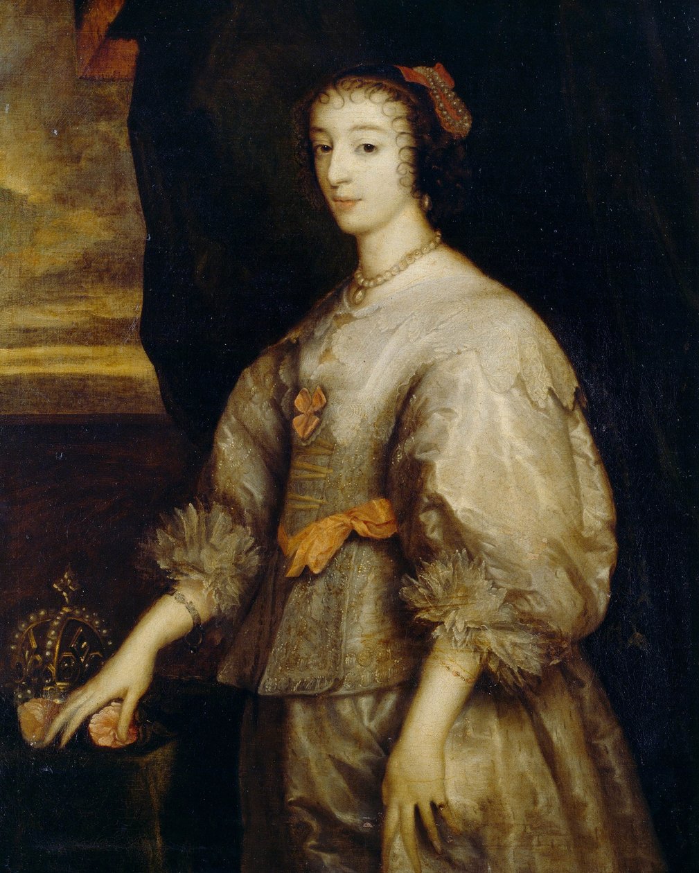 Dronning Henrietta Maria af Anthony van Dyck