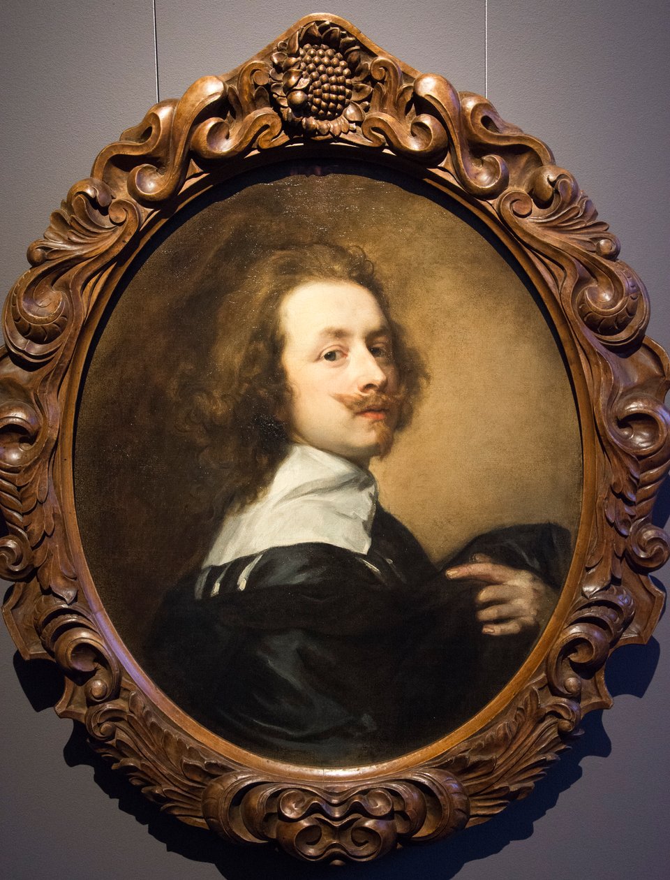 Selvportræt af Antoon van Dyck i Rubens-huset i Antwerpen af Anthony van Dyck