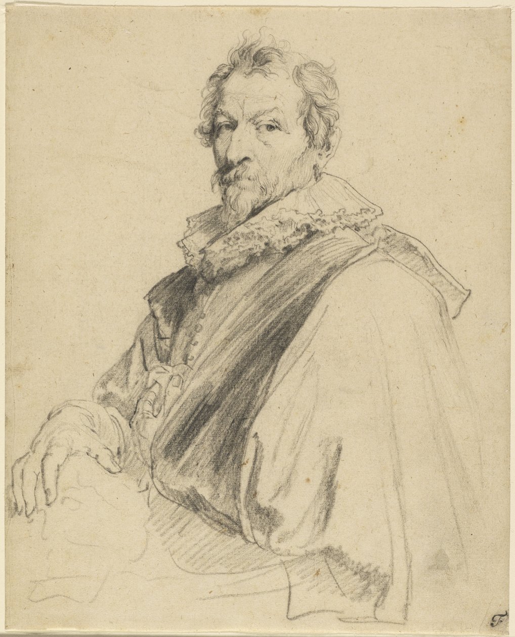 Portræt af Hendrick van Balen af Anthony van Dyck