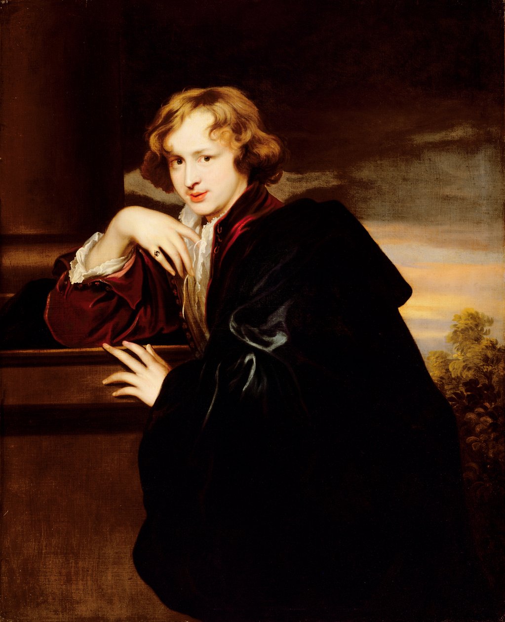 Portræt af Sir Anthony van Dyck (1599-1641) af Anthony van Dyck
