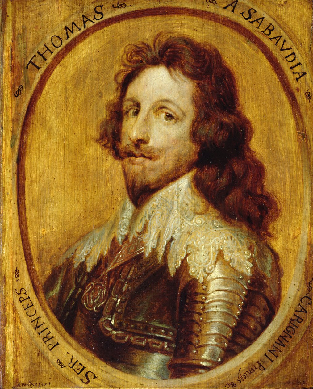 Thomas af Savoyen (1597-1656) Prins af Carignan af Anthony van Dyck