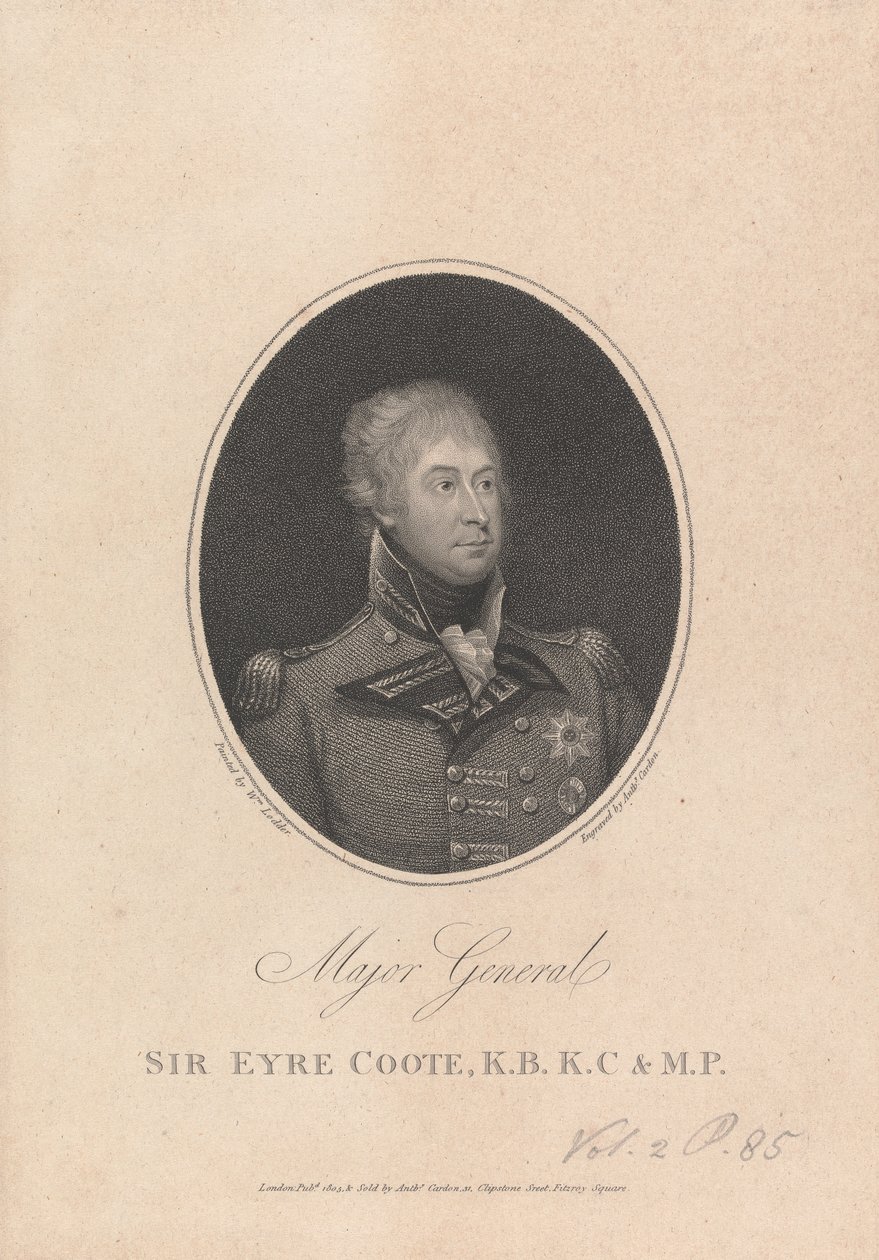 Sir Eyre Coote af Anthony Cardon