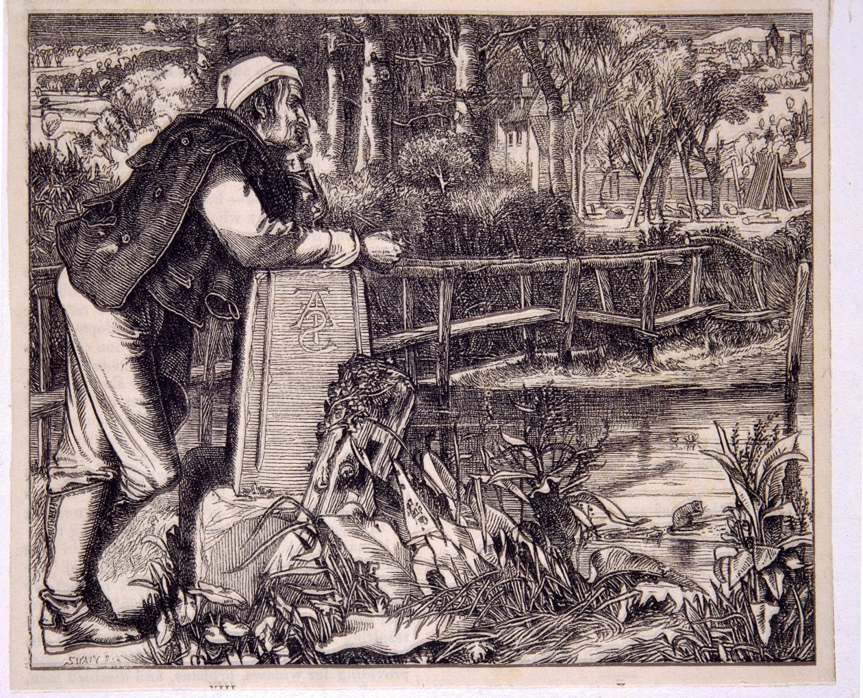 Den gamle chartist af Anthony Frederick Augustus Sandys