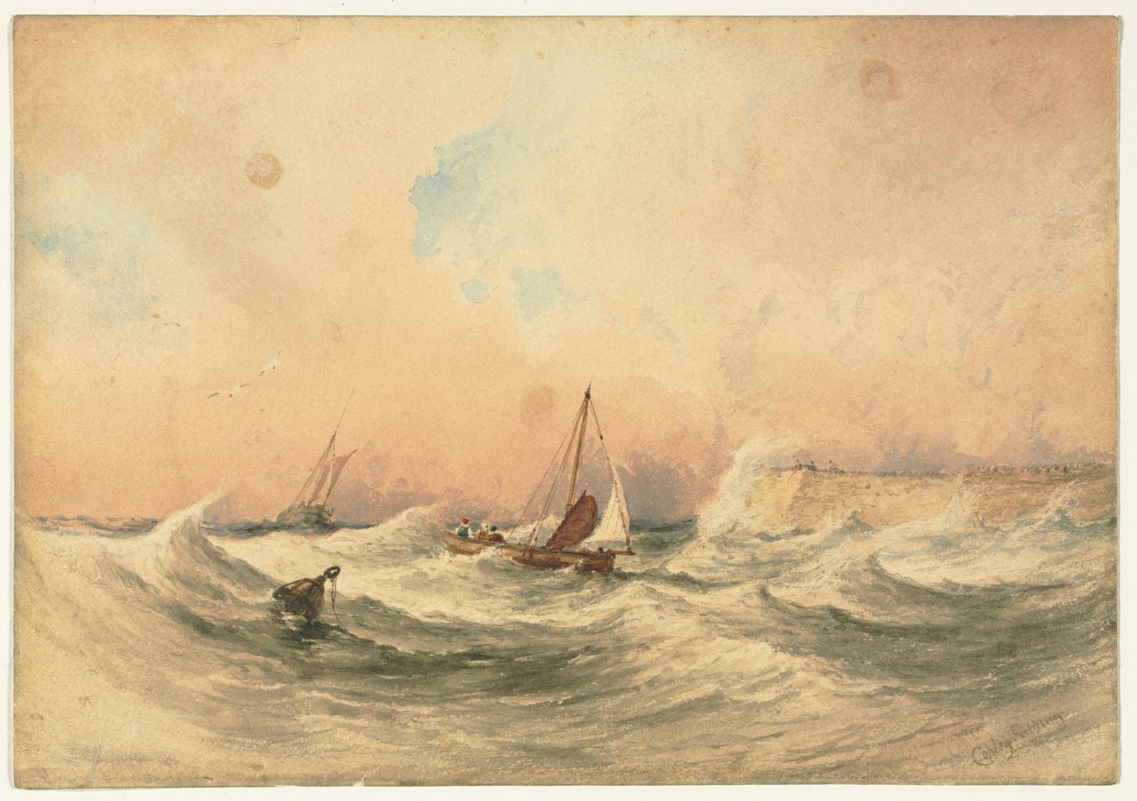 Marine. af Anthony Vandyke Copley Fielding