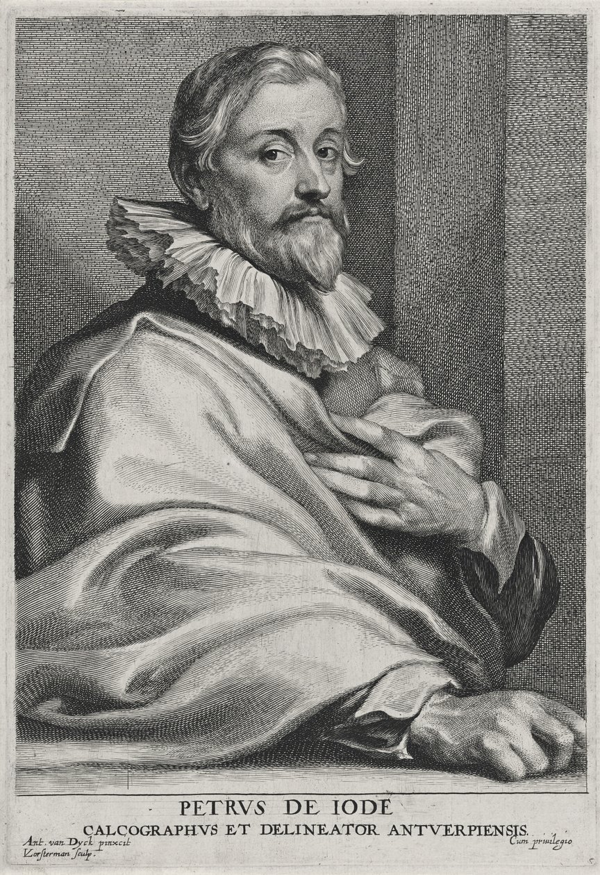 Pieter de Jode [den ældre] af Anthony van (after) Dyck