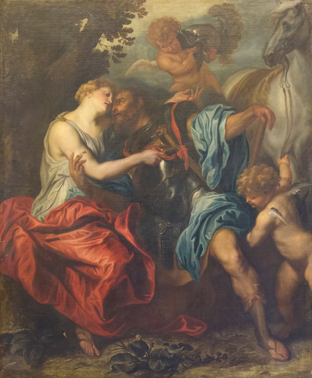 Mars og Venus af Anthony van (school of) Dyck