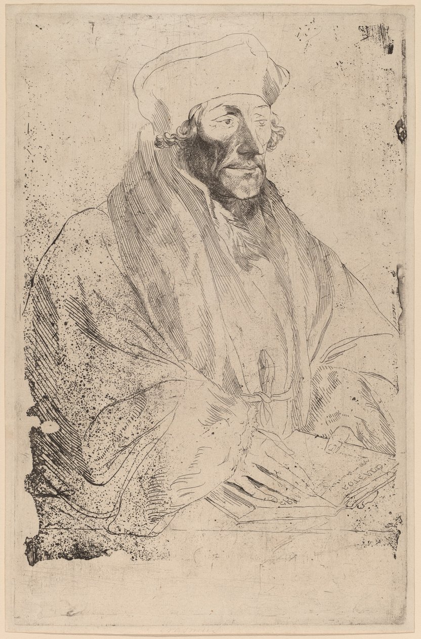 Erasmus af Rotterdam, sandsynligvis 16261641. af Anthony van Dyck