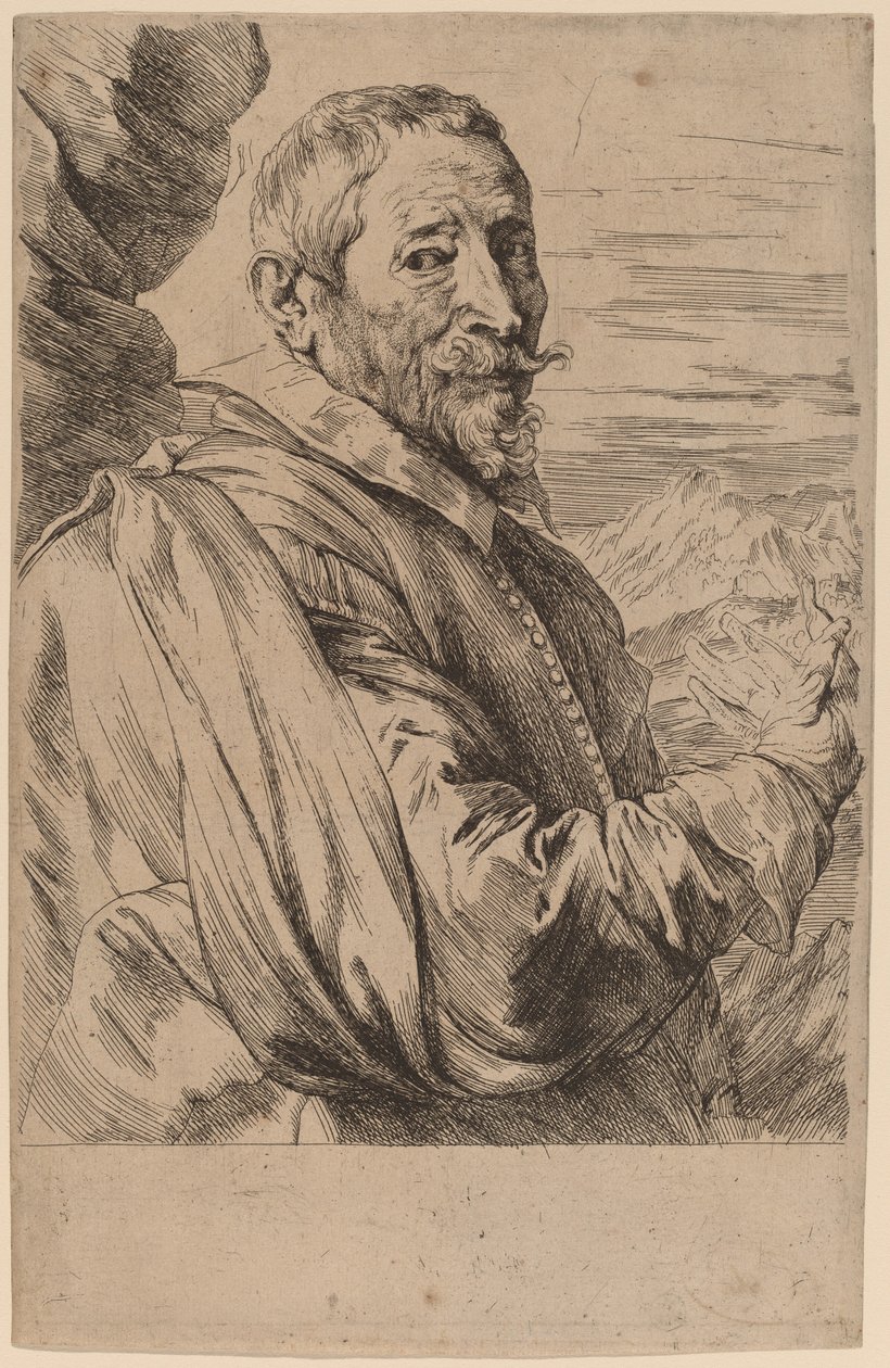Jodocus de Momper, sandsynligvis 16261641. af Anthony van Dyck