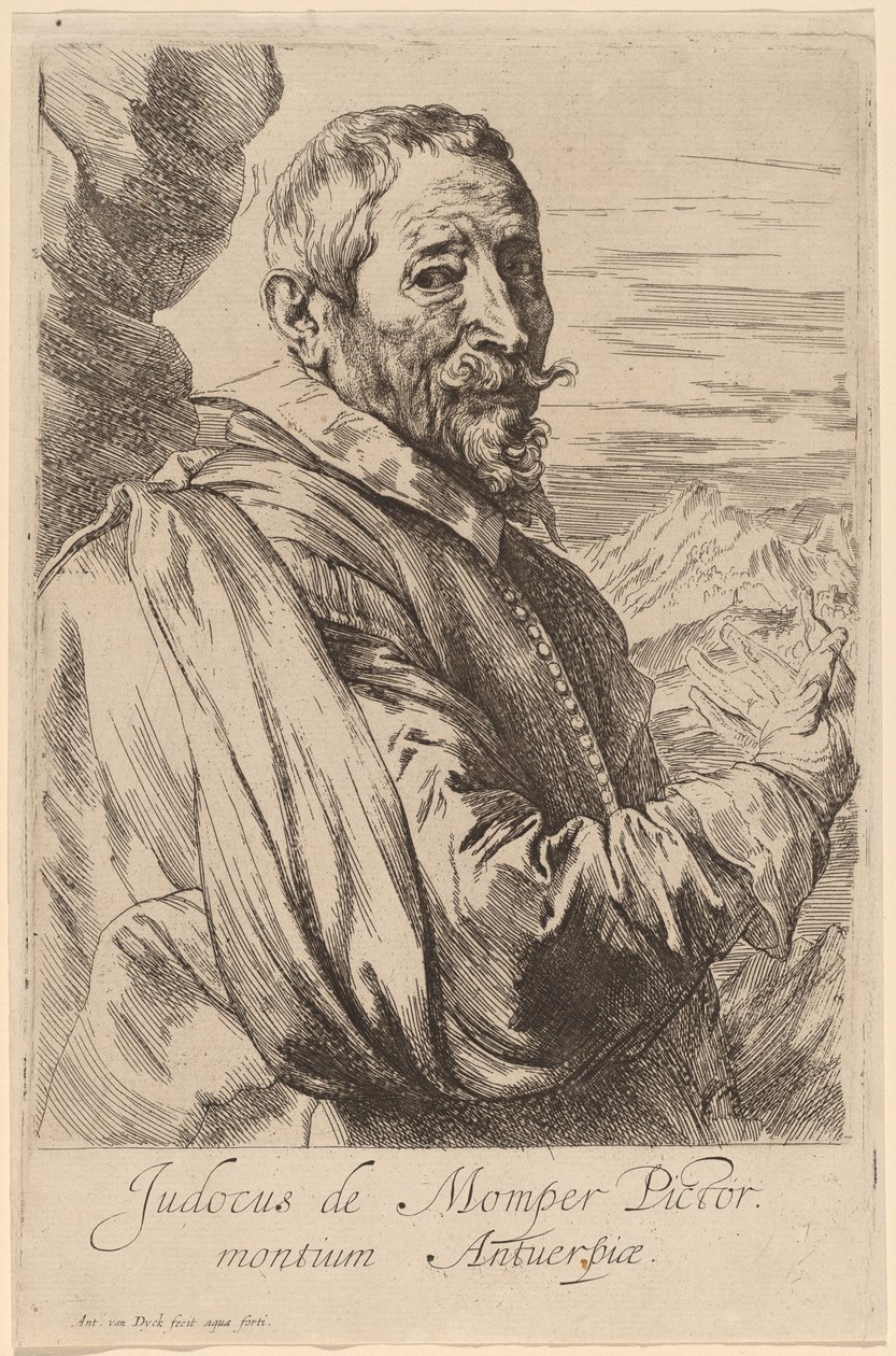 Jodocus de Momper, sandsynligvis 16261641. af Anthony van Dyck