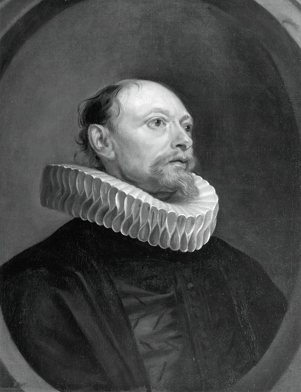 Man with a Ruff, 1600-tallet. af Anthony van Dyck