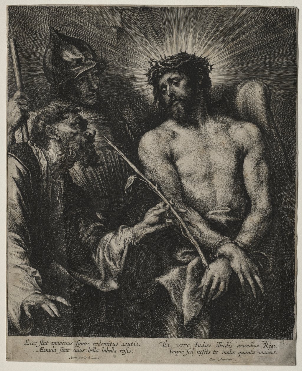 Hån mod Kristus. af Anthony van Dyck