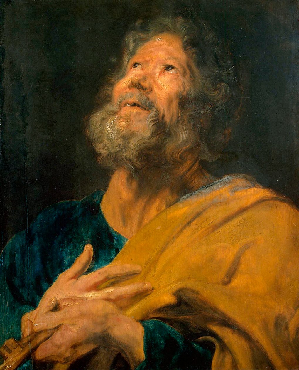 Apostlen Peter, 1617-1618. af Anthony van Dyck