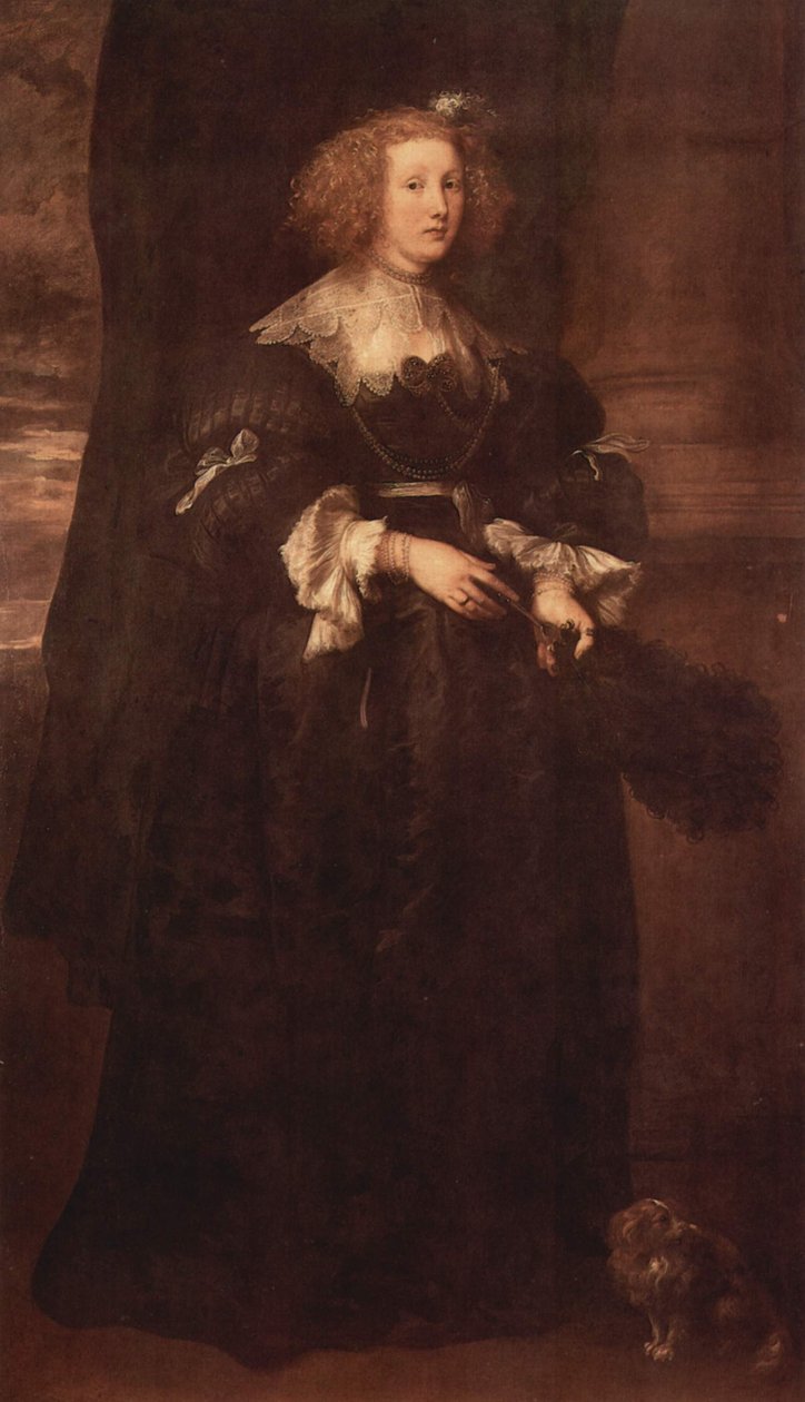 Portræt af Maria de Raet af Anthony van Dyck