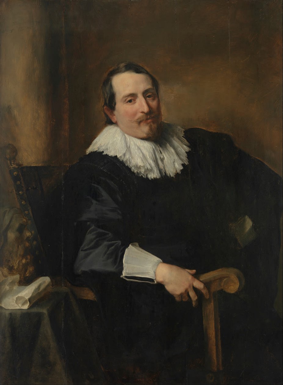 Portræt af Theodoor Rombouts af Anthony van Dyck
