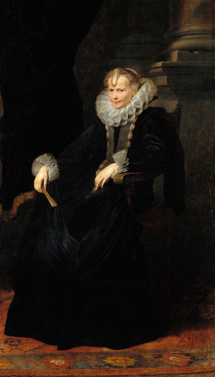 Portræt af en Genovese-dame af Anthony van Dyck