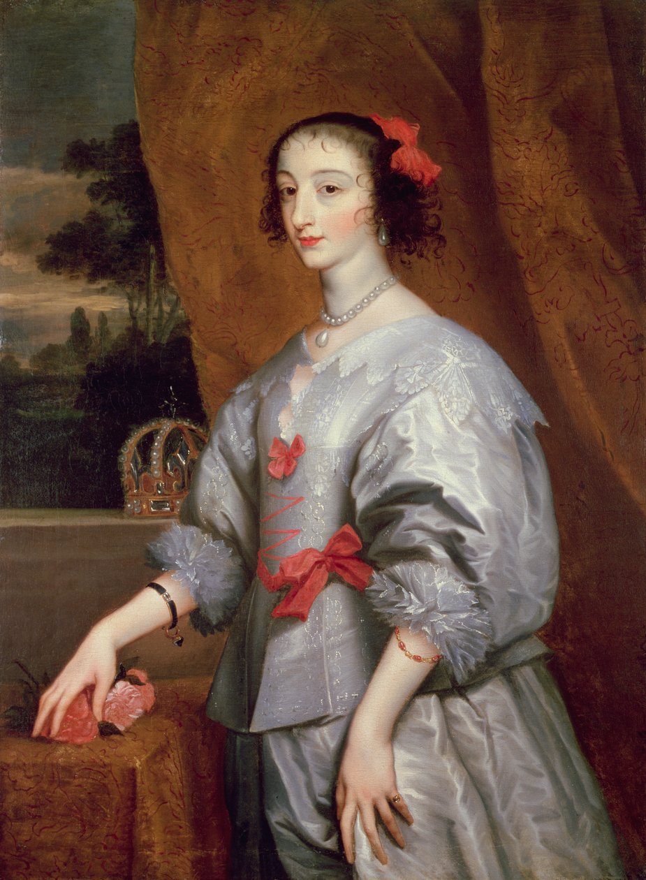 Dronning Henrietta Maria af Anthony van Dyck