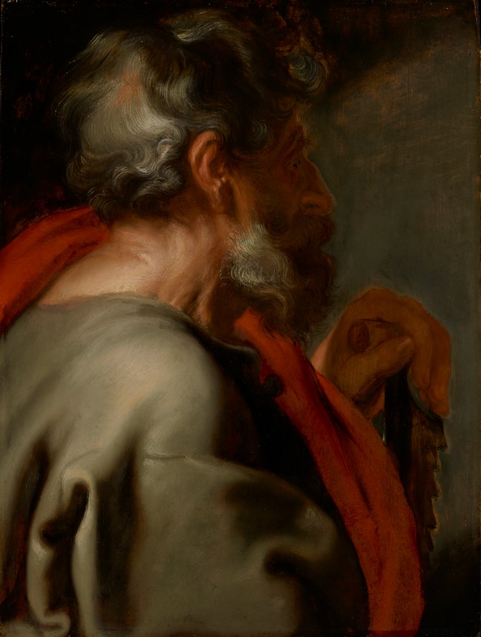 Apostlen Simon af Anthony van Dyck