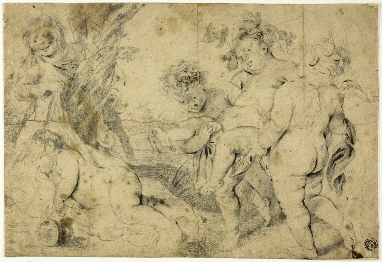 Den unge Bacchus og hans følgesvende af Anthony van Dyck