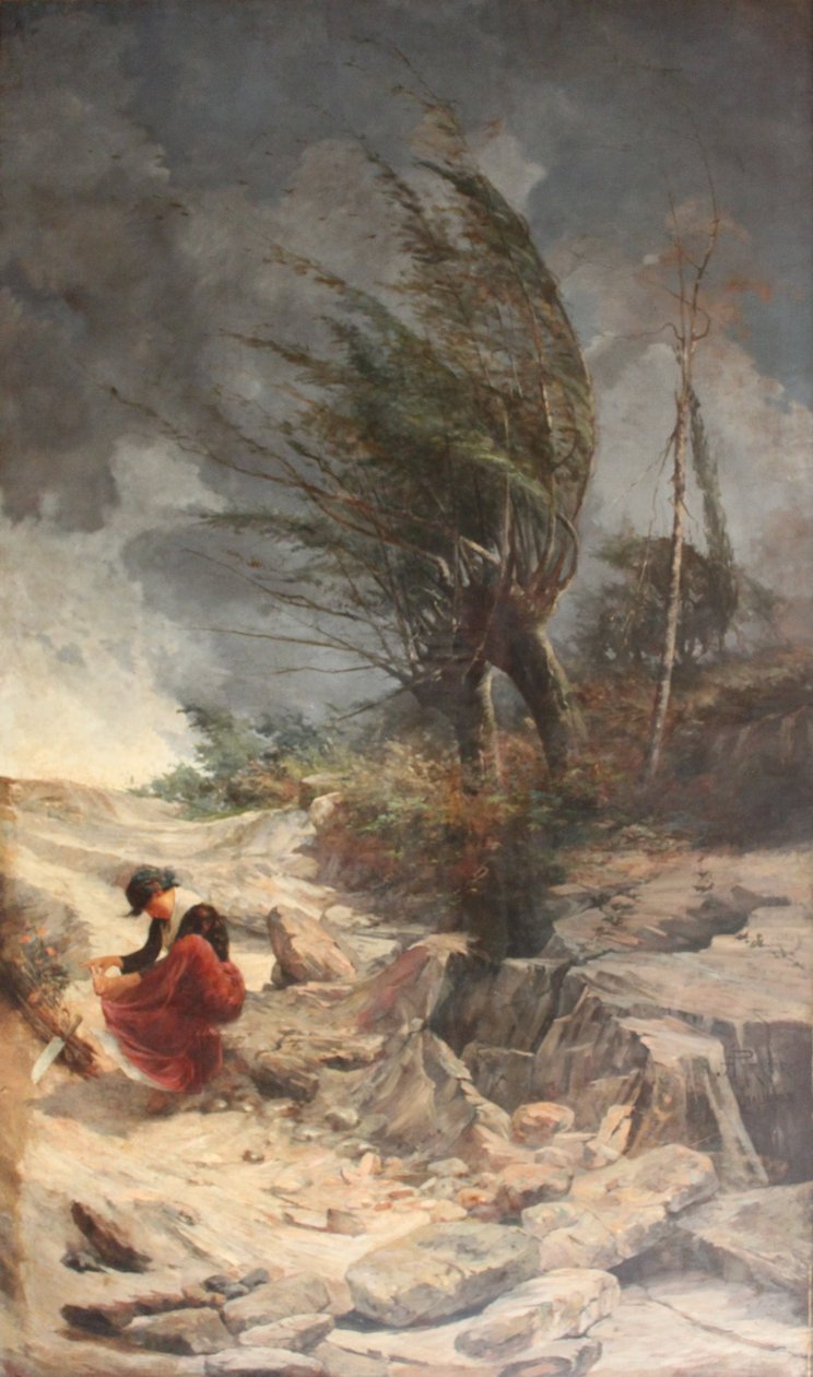 Windstorm, Venice af Antonio Parreiras