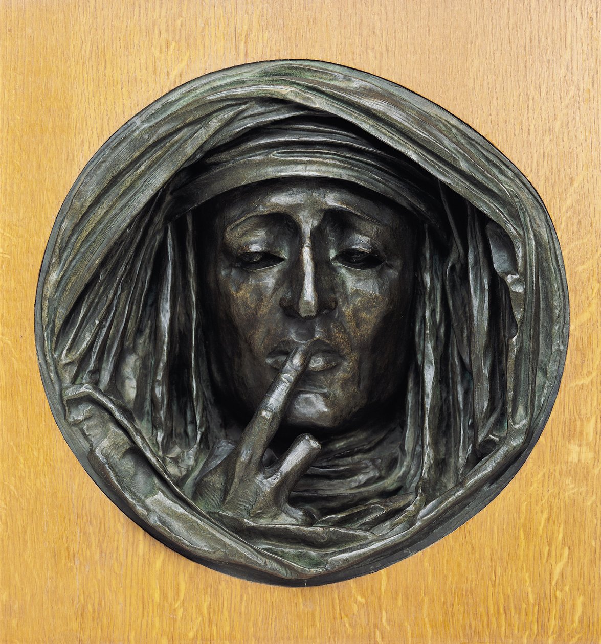 Silence, 1848 (bronze) af Antoine Augustin Preault