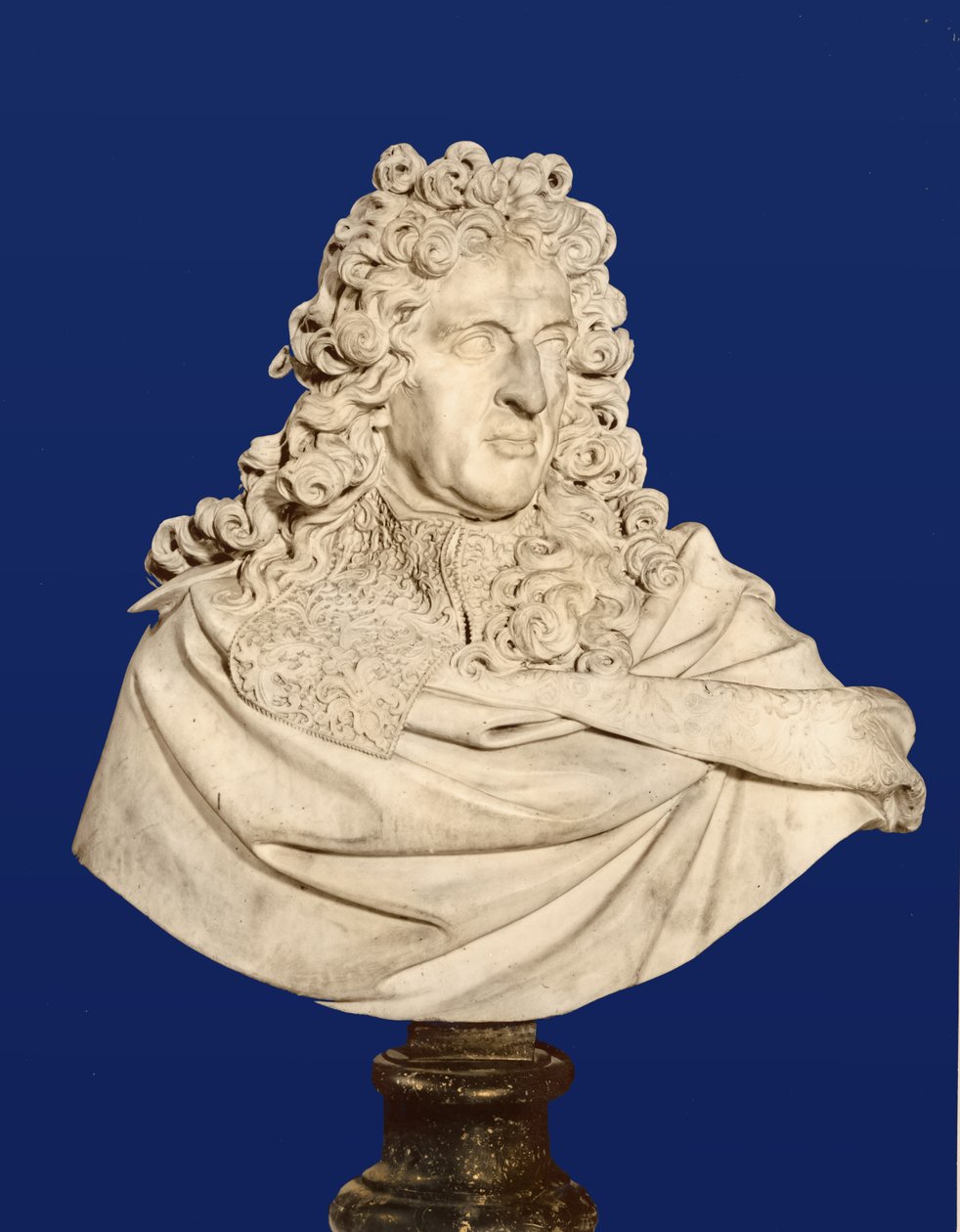 Buste af Andre Le Notre, efter 1700 (marmor) af Antoine Coysevox