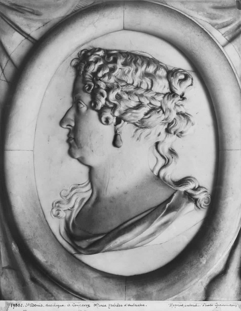 Dronning Marie-Therese af Østrig (1638-83) (marmor) af Antoine Coysevox