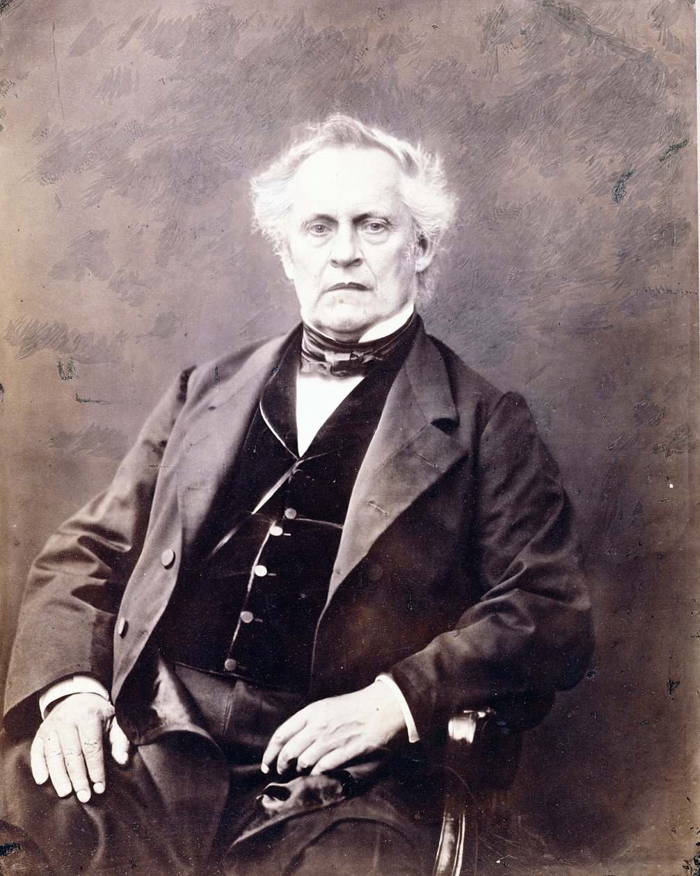 Julius Pluecker (1801-68) (albumenprint) af Antoine Francois Jean Claudet