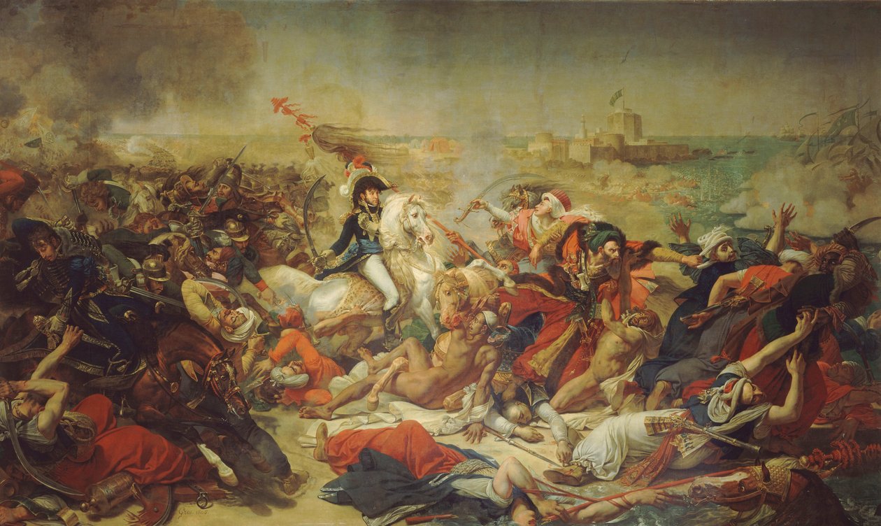 Slaget ved Aboukir, 25. juli 1799 af Antoine Jean Gros