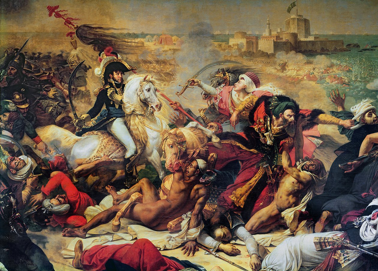 Slaget ved Aboukir, 25. juli 1799 af Antoine Jean Gros