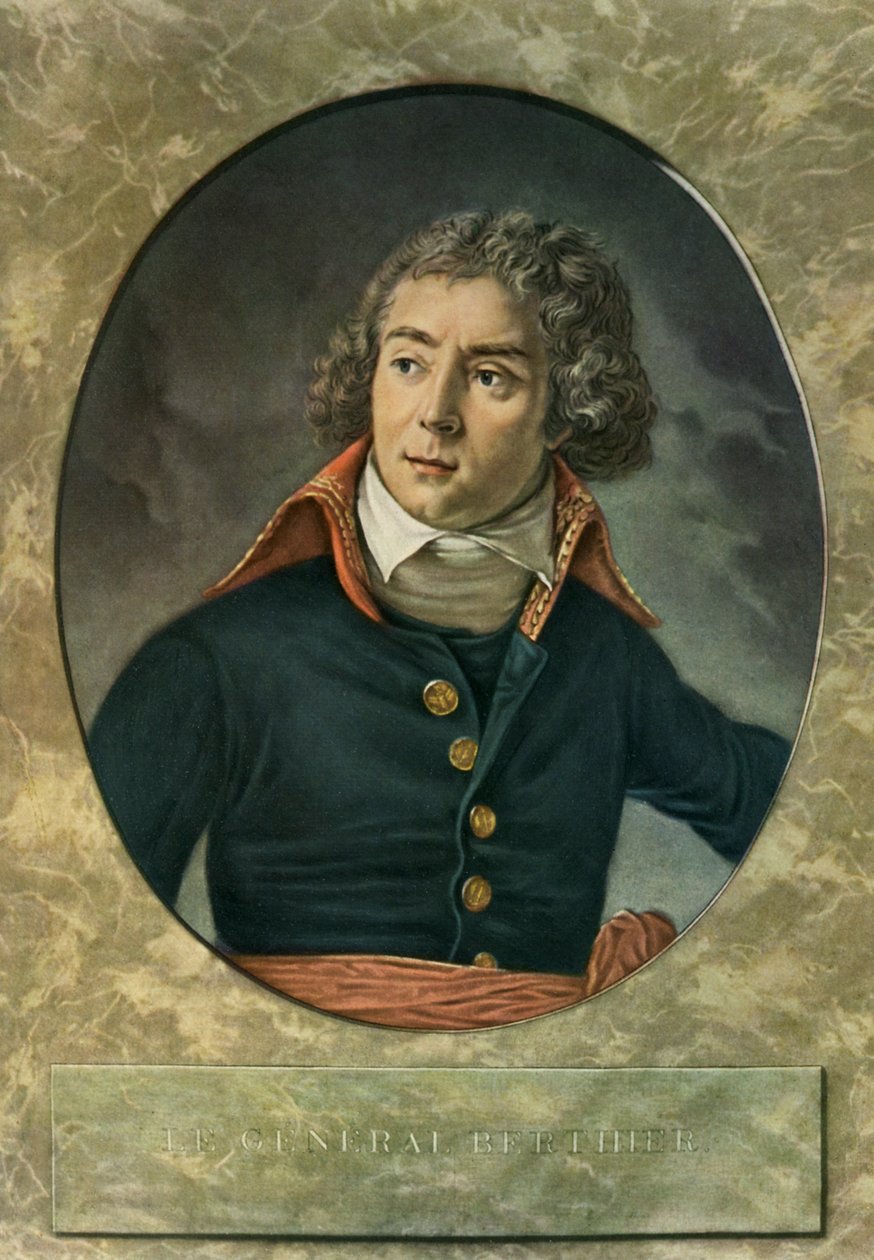 General Berthier af Antoine Jean after Gros