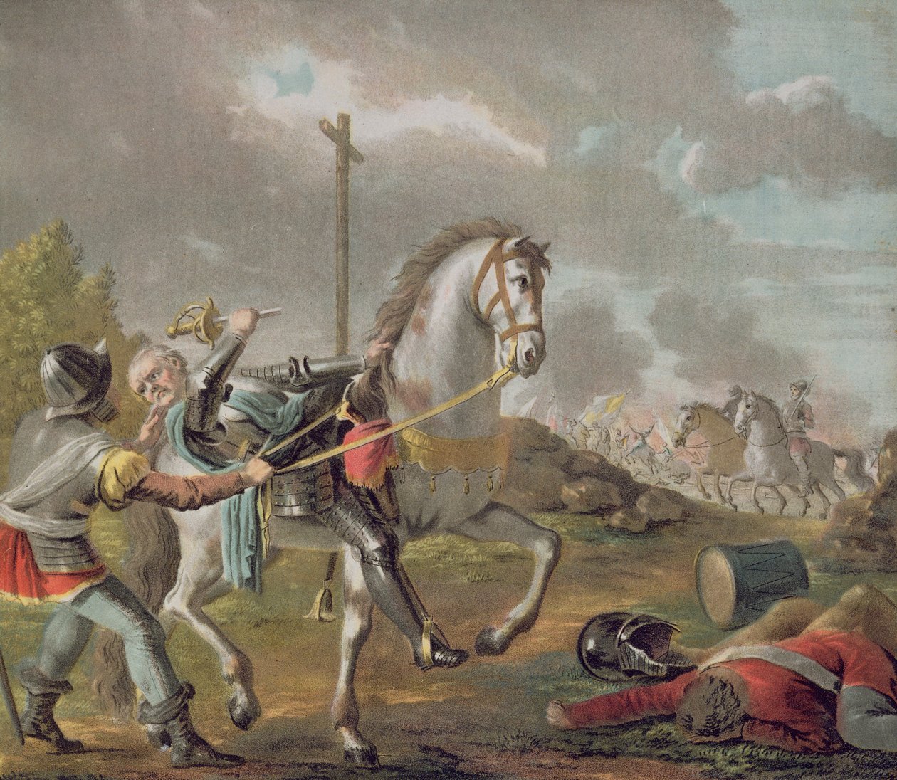 Slaget ved St. Denis i 1567, 1788 af Antoine Louis Francois Sergent Marceau