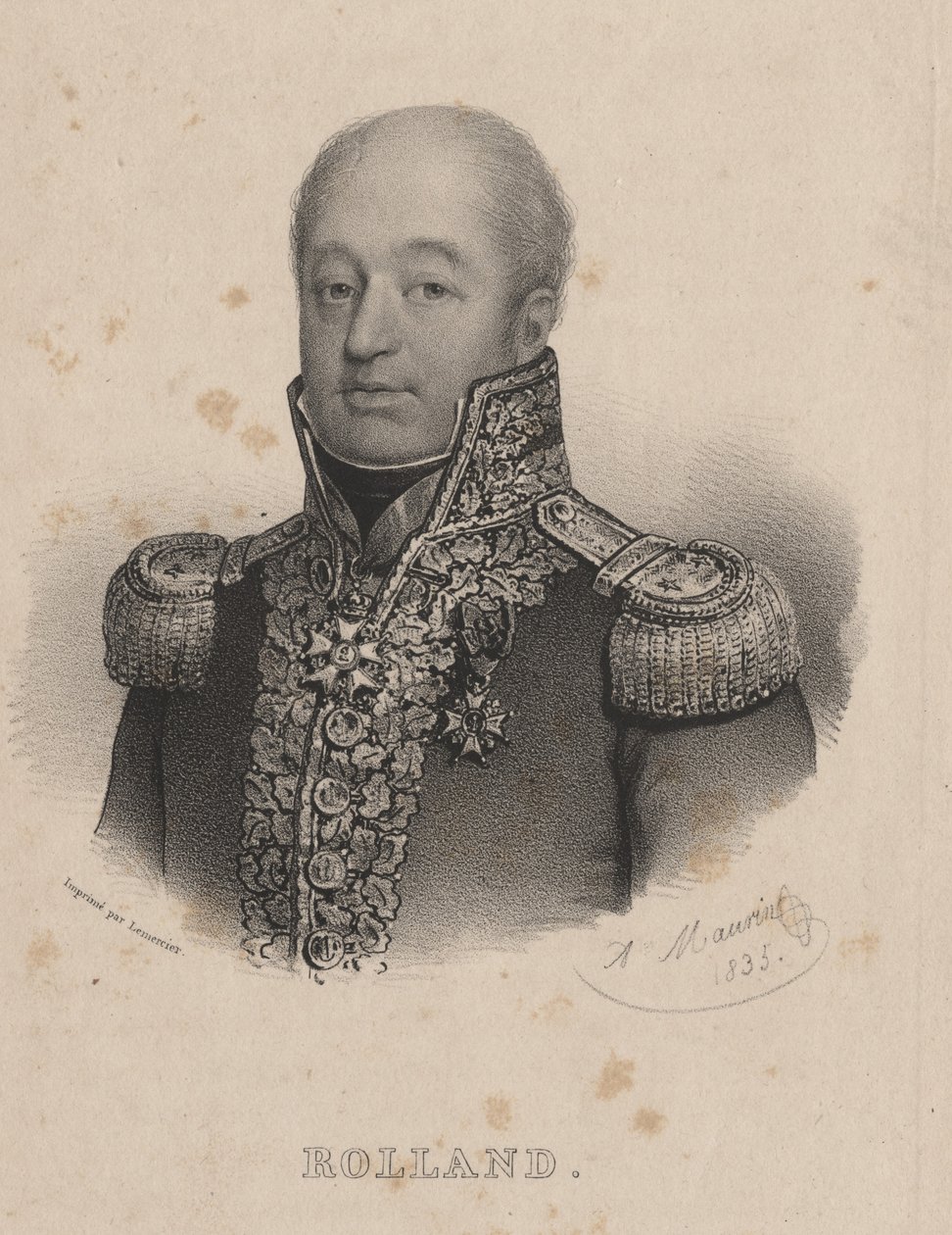 Rolland, litho af Lemercier, 1835 af Antoine Maurin