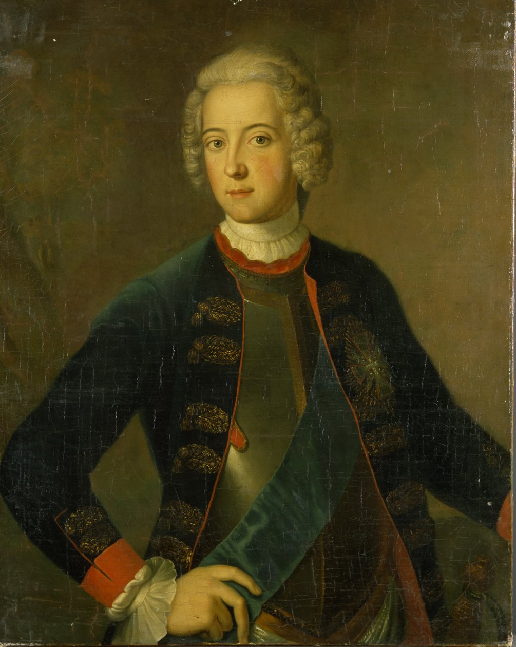 Kronprins Frederik II, 1728 af Antoine Pesne