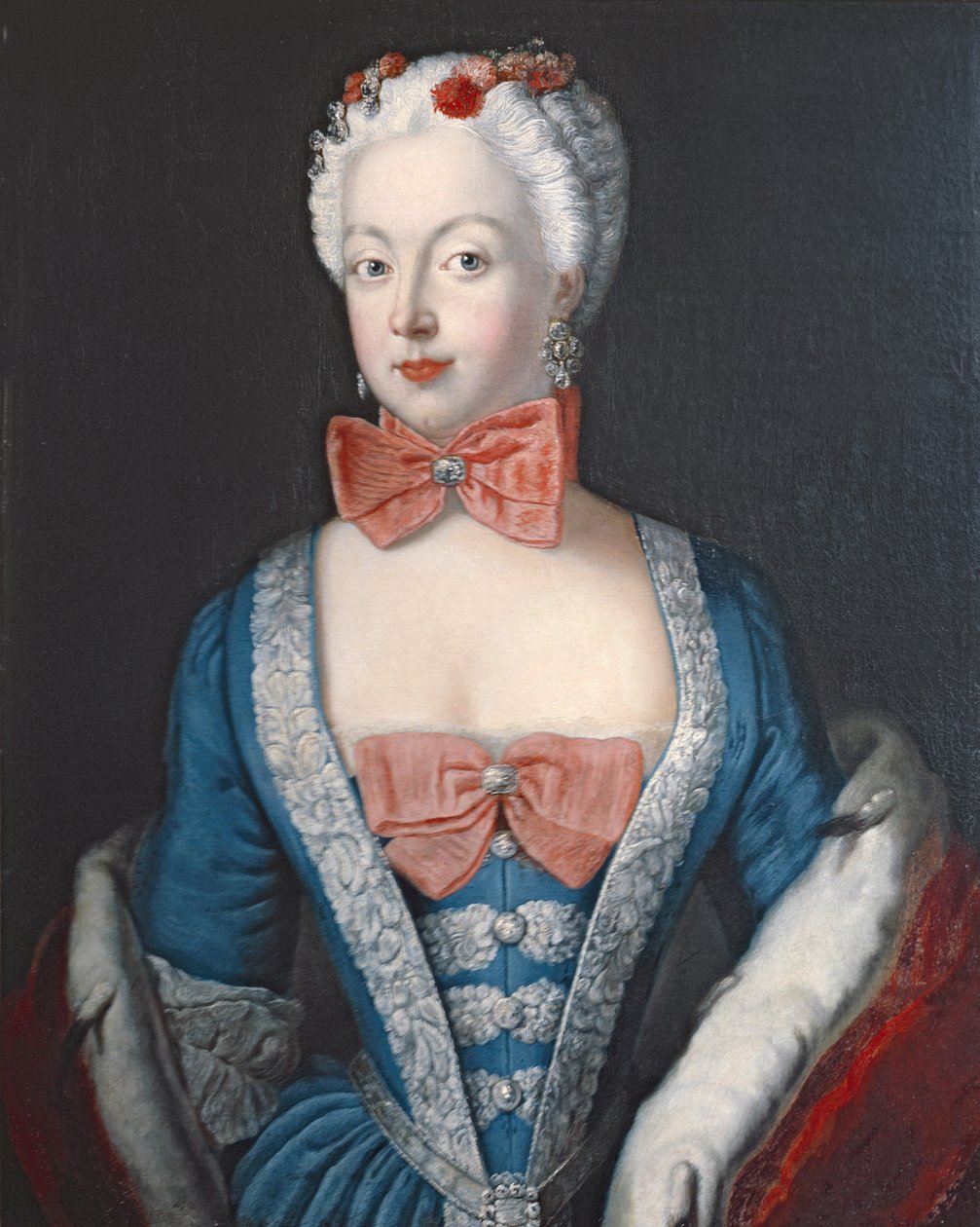 Kronprinsesse Elisabeth Christine af Preussen, c.1735 af Antoine Pesne