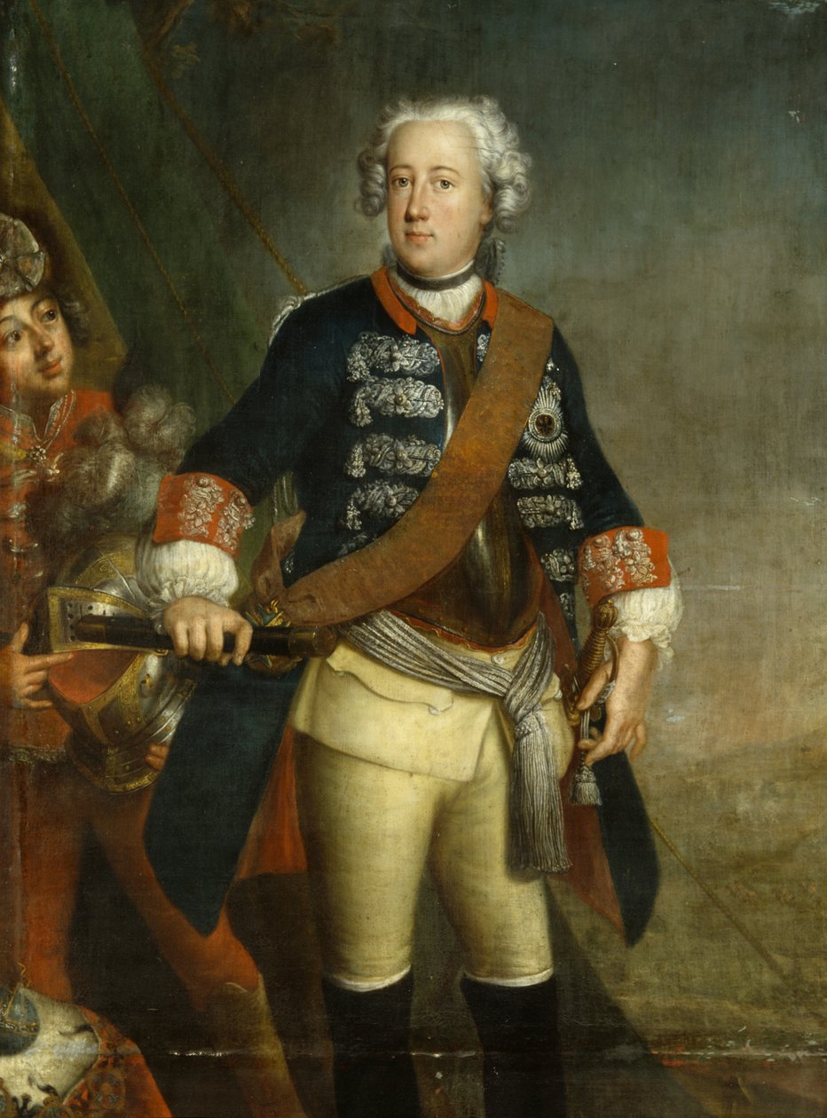 Frederik II som konge af Antoine Pesne