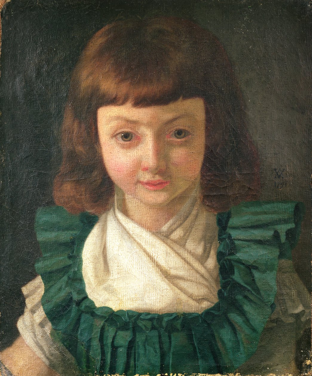 Portræt af Louis XVII (1785-95) som barn, 1791 af Antoine Vestier
