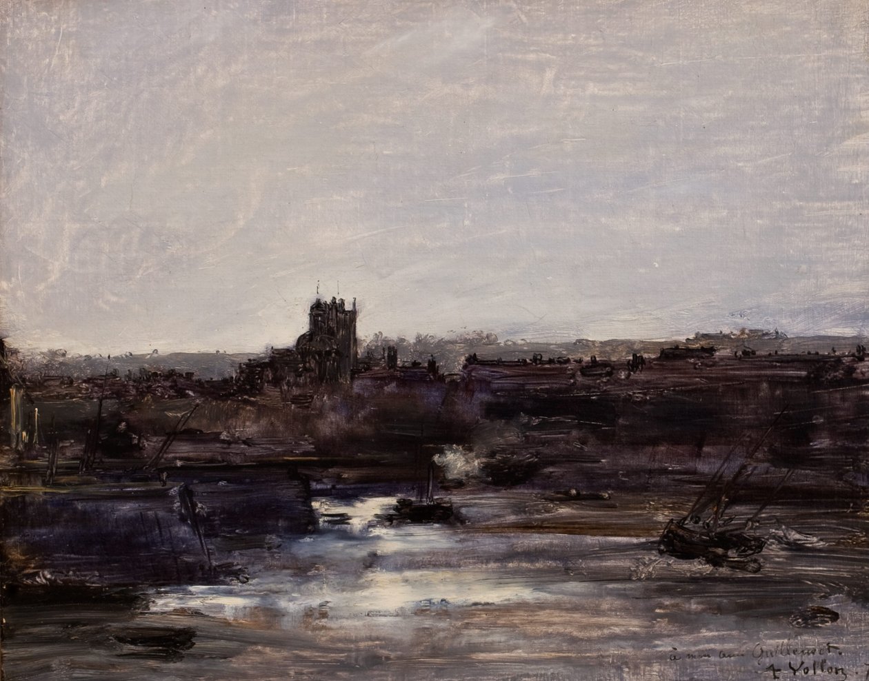 Dieppe af Antoine Vollon