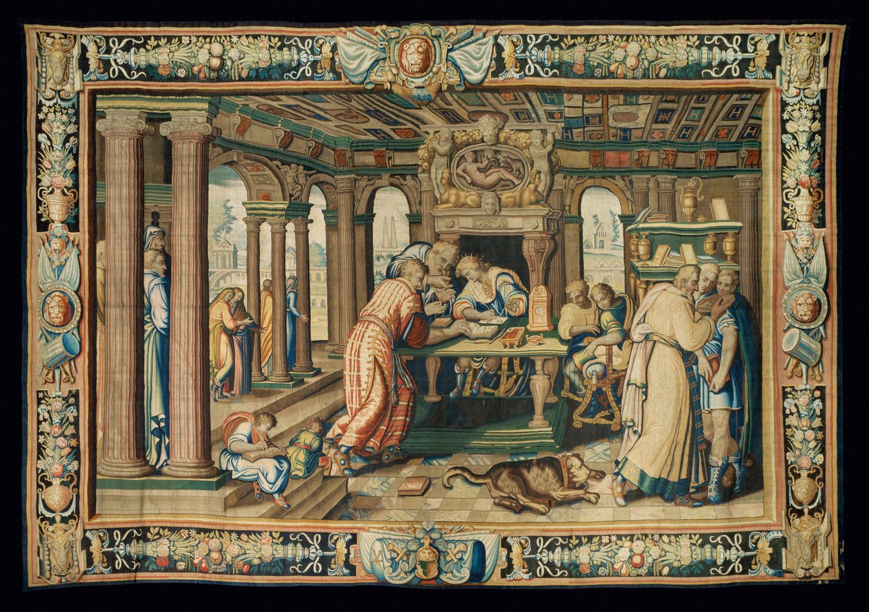 Billedtæppe "Artemisias historie", Paris ... af Antoine Caron